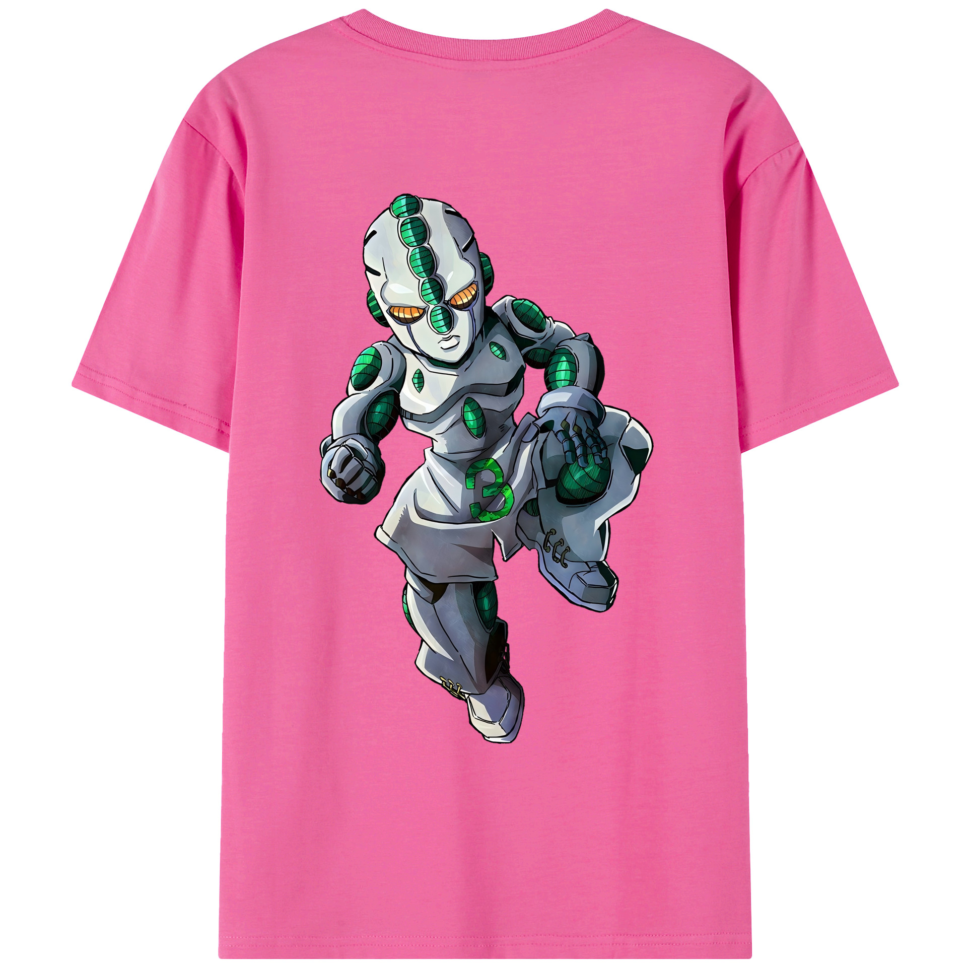 （画像用） ジョジョの奇妙な冒険 広瀨康一 JoJo's Bizarre Adventure Hirose Koichi レディース半袖Tシャツ(バックプリント)